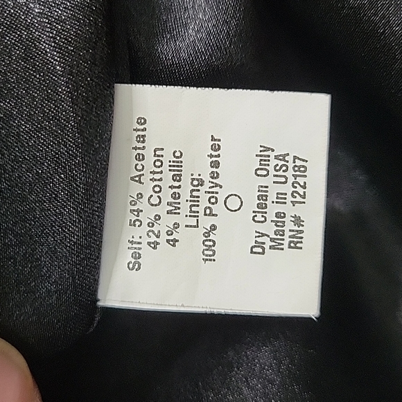 Wendy Katlen Black Metallic Sleeveless Dress - Picture 5 of 14